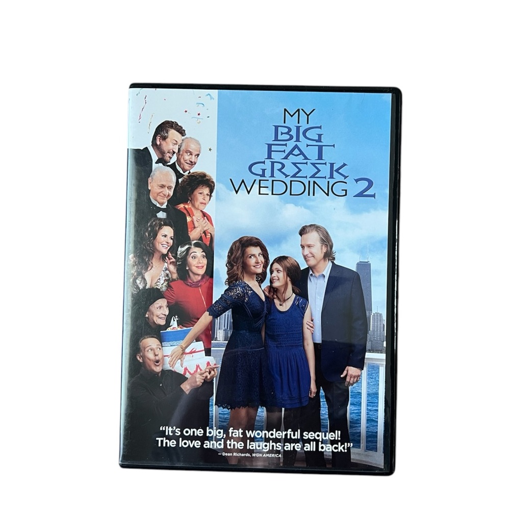 💿UNIVERSAL: “My Big Fat Greek Wedding 2” DVD in original case.